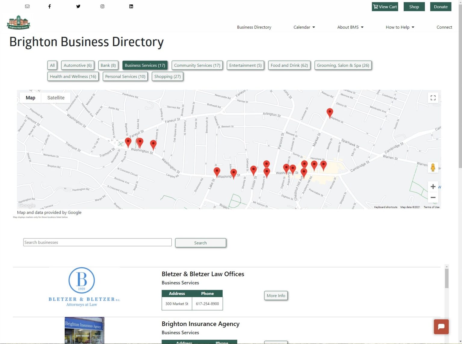 Brighton Main Streets Two Row Studio